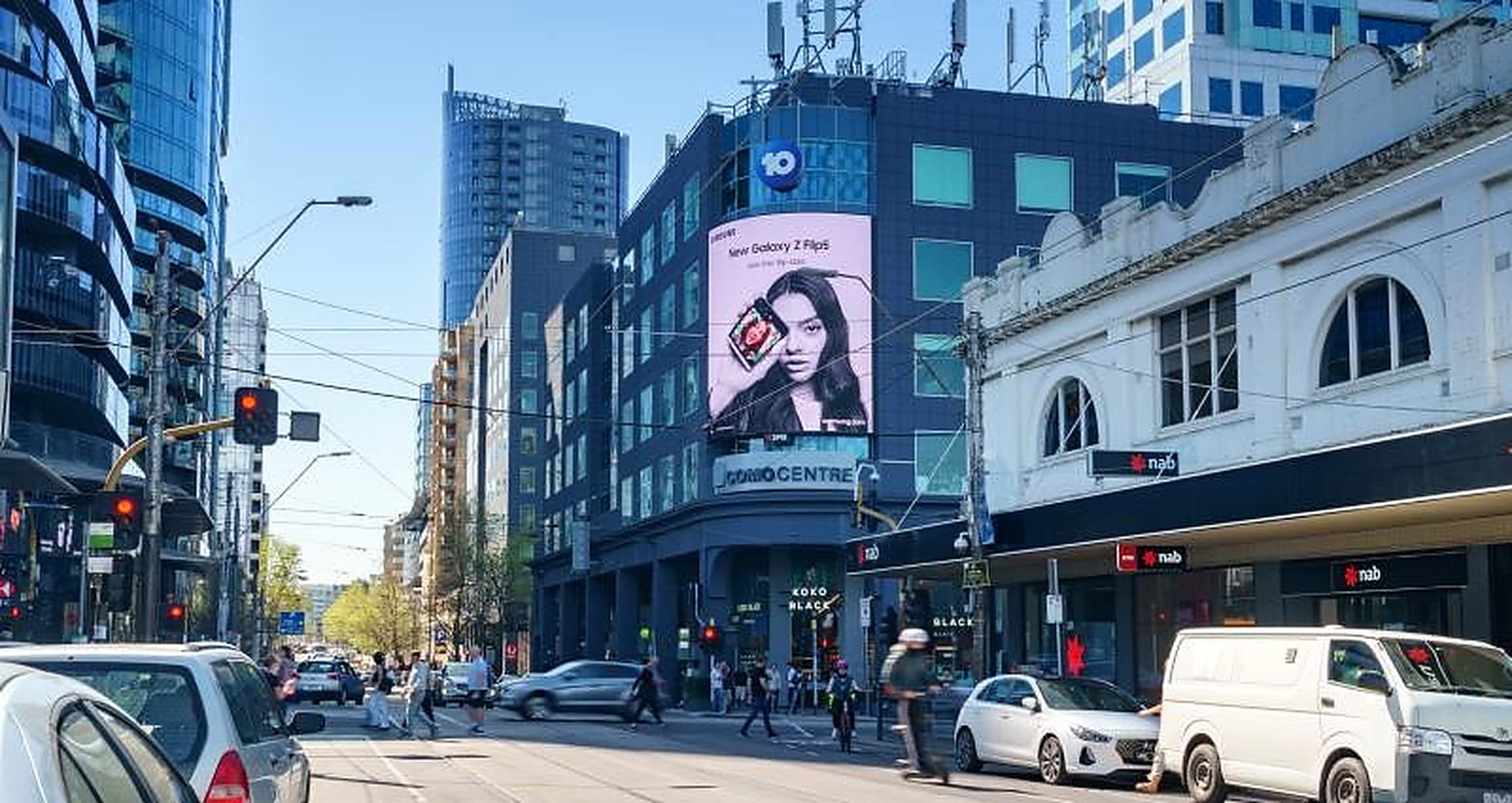 Chapel Street, South Yarra: shopfronts, trams and traffic on a Melbourne high street